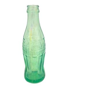 Coca Cola Vintage Green Glass Bottle S.L.C. Utah